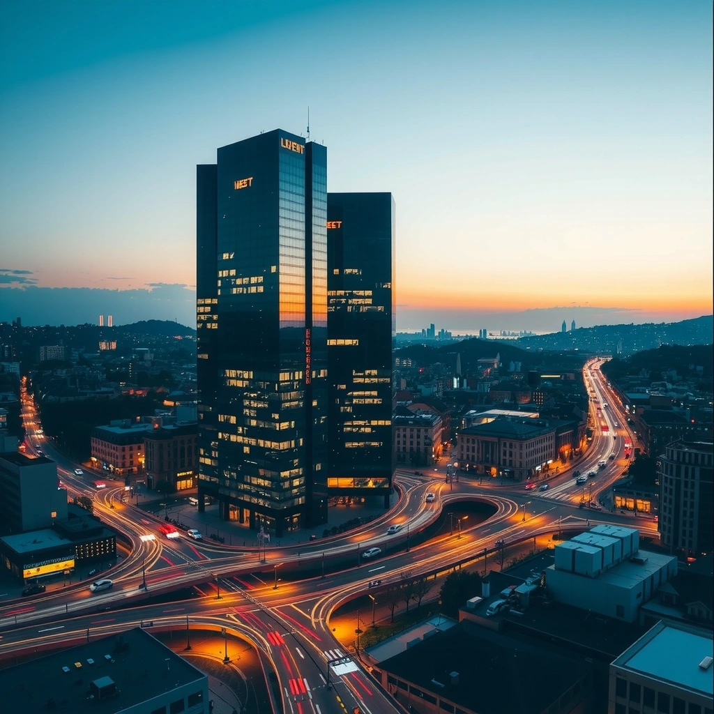 Istanbul financial district overview